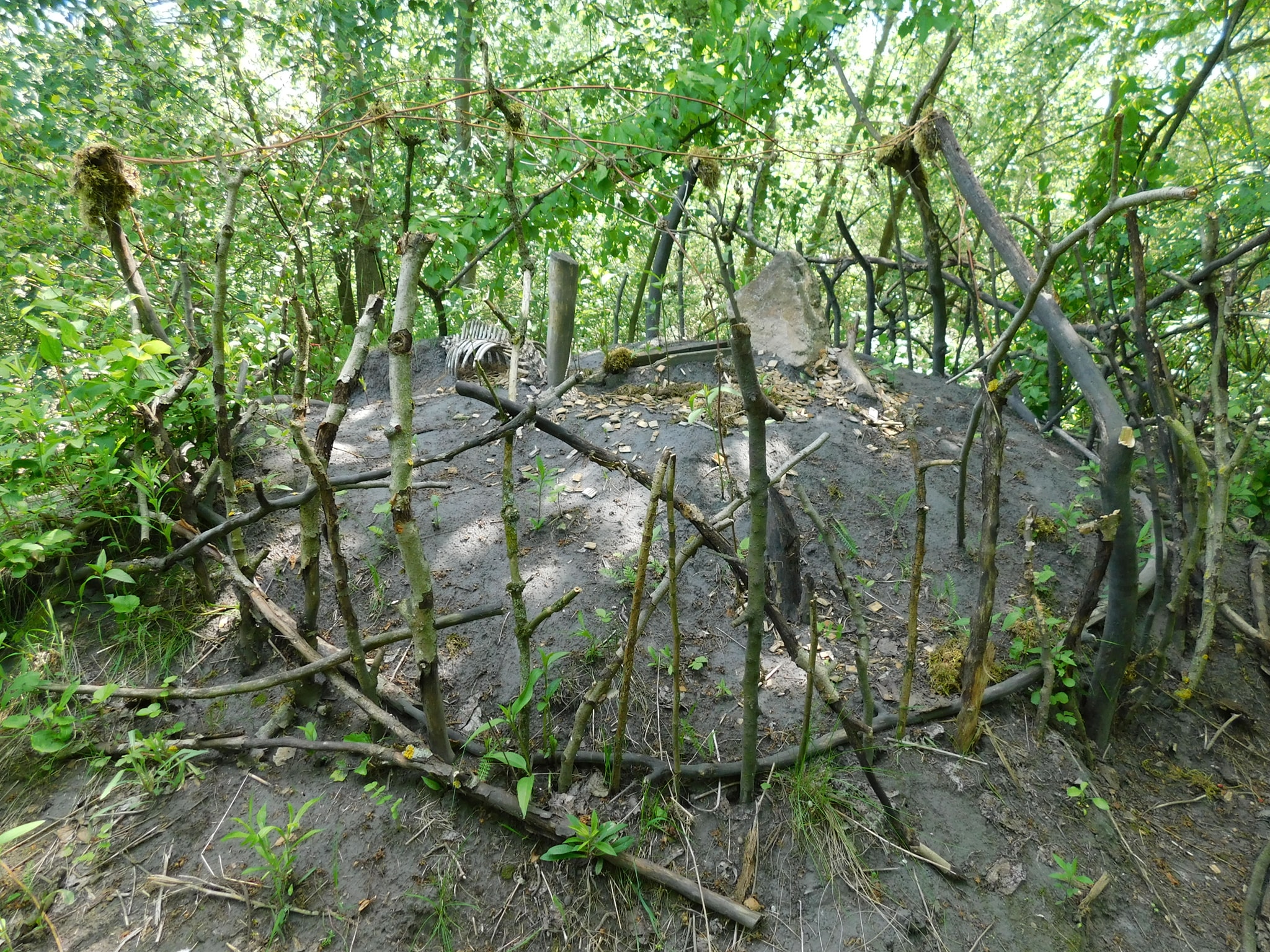 Rituální kruh čarodějnice z Chlumce